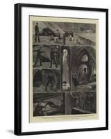 A Visit to a Peruvian Silver Mine-Joseph Nash-Framed Giclee Print