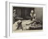 A Visit to a Plague Hospital in Bombay, a Scene in the Female Ward of the Grant Road Hospital-null-Framed Giclee Print