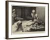 A Visit to a Plague Hospital in Bombay, a Scene in the Female Ward of the Grant Road Hospital-null-Framed Giclee Print