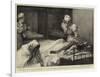 A Visit to a Plague Hospital in Bombay, a Scene in the Female Ward of the Grant Road Hospital-null-Framed Giclee Print