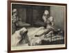 A Visit to a Plague Hospital in Bombay, a Scene in the Female Ward of the Grant Road Hospital-null-Framed Giclee Print