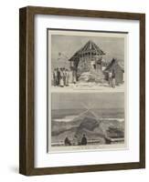 A Visit to Adam's Peak, Ceylon-null-Framed Giclee Print