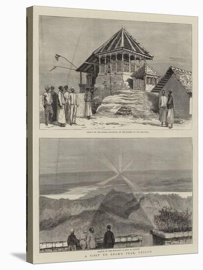 A Visit to Adam's Peak, Ceylon-null-Stretched Canvas