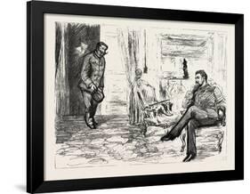 A Visit to Admiral Gervais on Board His Ship-null-Framed Giclee Print