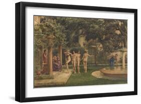 A Visit to Aesculapius, 1875-Sir Edward John Poynter-Framed Giclee Print