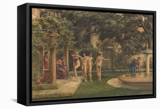 A Visit to Aesculapius, 1875-Sir Edward John Poynter-Framed Stretched Canvas