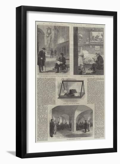 A Visit to Greenwich Hospital-null-Framed Giclee Print