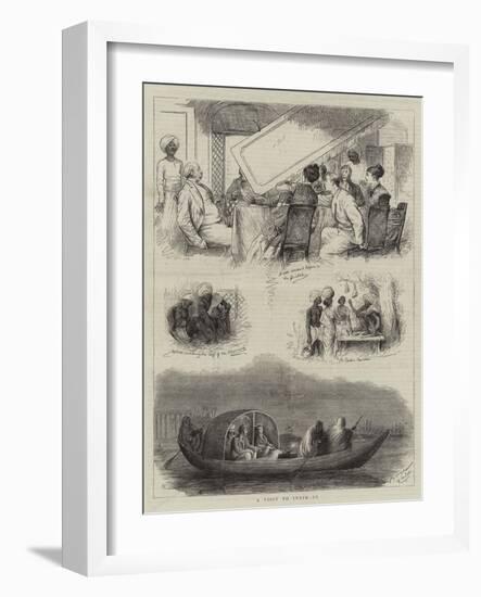 A Visit to India, IV-William Ralston-Framed Giclee Print