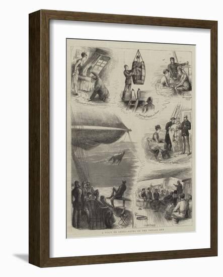 A Visit to India, Notes on Voyage Out-William Ralston-Framed Giclee Print