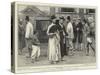 A Visit to Korea, a Street Scene in Seoul-Frank Dadd-Stretched Canvas