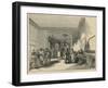 A Visit to Lloyds - the Insurance of Ships: Ship Auction in Lloyd's Captain's Room-null-Framed Giclee Print