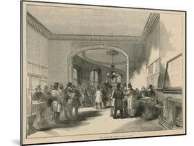 A Visit to Lloyds - the Insurance of Ships: Ship Auction in Lloyd's Captain's Room-null-Mounted Giclee Print