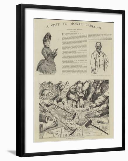 A Visit to Monte Carlo-Charles Paul Renouard-Framed Giclee Print