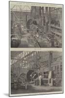 A Visit to Penn's Marine Engine Factory, at Greenwich-null-Mounted Giclee Print