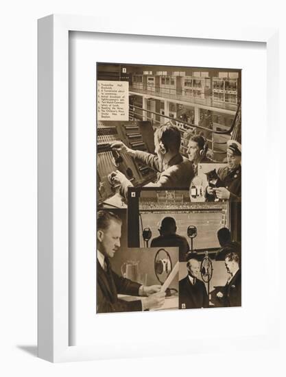 'A Visit to the BBC 1-6', 1937-Unknown-Framed Photographic Print