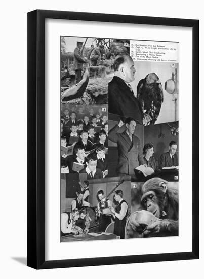 A Visit to the BBC, 1937-null-Framed Premium Giclee Print