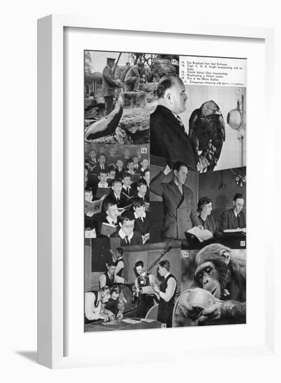 A Visit to the BBC, 1937-null-Framed Giclee Print