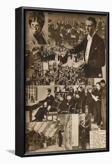 'A Visit to the BBC 7-13', 1937-Unknown-Framed Photographic Print