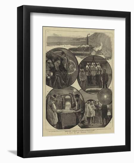 A Visit to the Channel Tunnel-null-Framed Premium Giclee Print