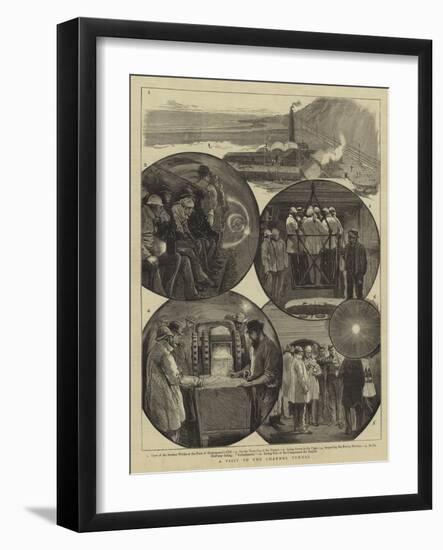 A Visit to the Channel Tunnel-null-Framed Giclee Print