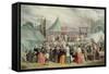 A Visit to the Circus, C.1885-Charles Green-Framed Stretched Canvas