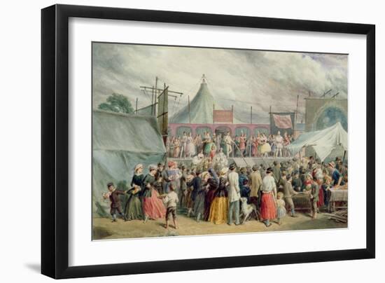 A Visit to the Circus, C.1885-Charles Green-Framed Giclee Print