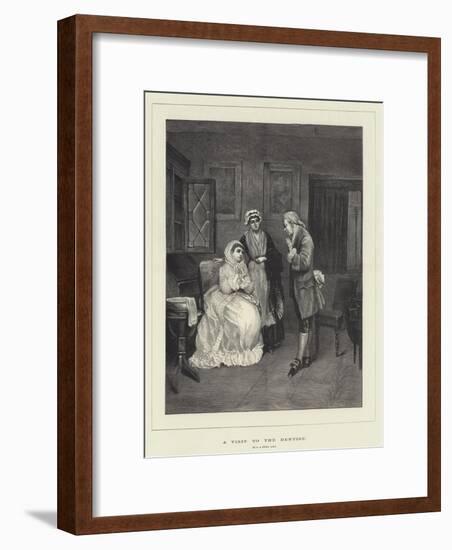 A Visit to the Dentist-George Adolphus Storey-Framed Giclee Print