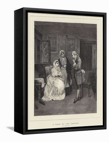 A Visit to the Dentist-George Adolphus Storey-Framed Stretched Canvas