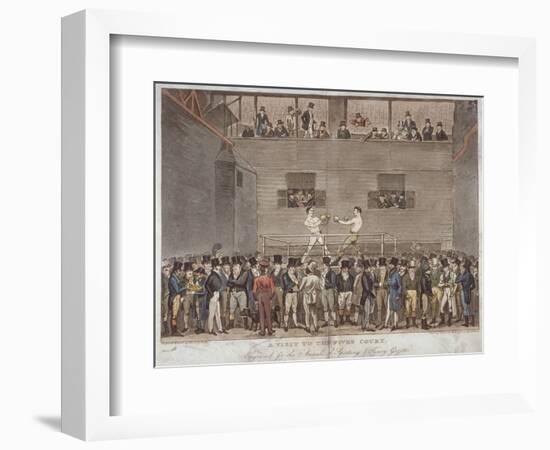 A Visit to the Fives Court, 1822-Isaac Robert Cruikshank-Framed Giclee Print