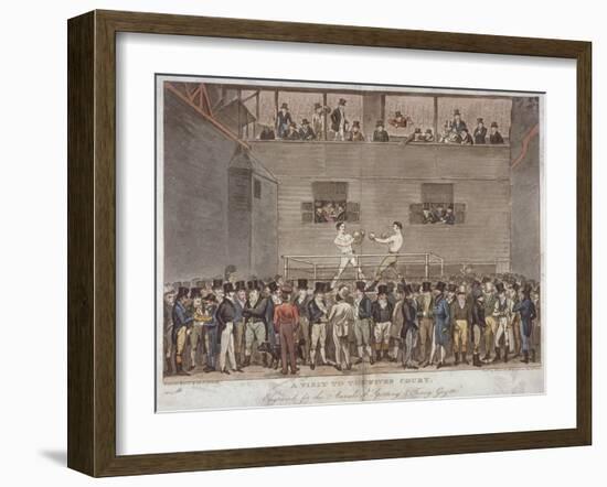 A Visit to the Fives Court, 1822-Isaac Robert Cruikshank-Framed Giclee Print