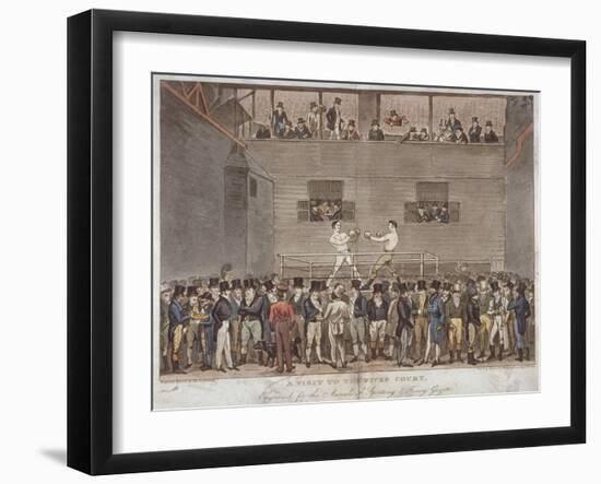 A Visit to the Fives Court, 1822-Isaac Robert Cruikshank-Framed Giclee Print