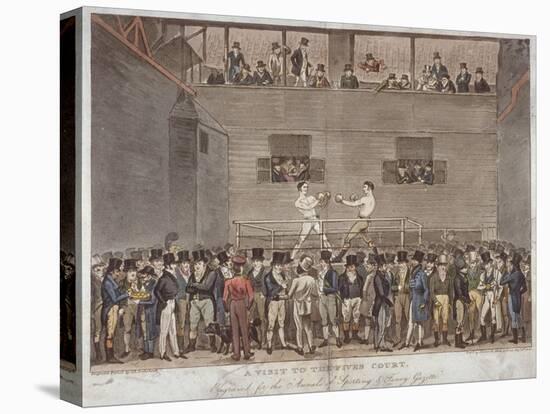 A Visit to the Fives Court, 1822-Isaac Robert Cruikshank-Stretched Canvas