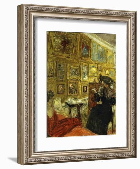 A Visit to the Hessels, La Visite Chez Les Hesel, C.1908-Edouard Vuillard-Framed Giclee Print