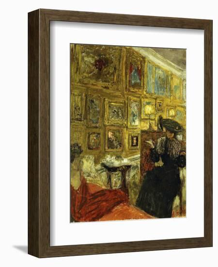 A Visit to the Hessels, La Visite Chez Les Hesel, C.1908-Edouard Vuillard-Framed Giclee Print