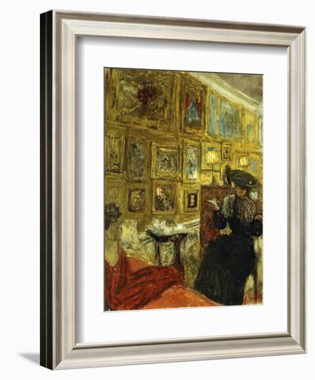 A Visit to the Hessels, La Visite Chez Les Hesel, C.1908-Edouard Vuillard-Framed Giclee Print