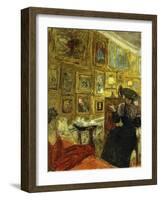 A Visit to the Hessels-Edouard Vuillard-Framed Giclee Print