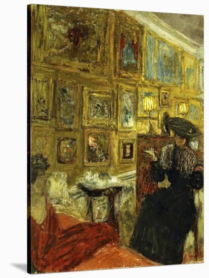 A Visit to the Hessels-Edouard Vuillard-Stretched Canvas