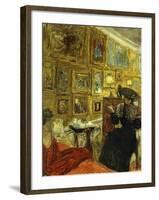 A Visit to the Hessels-Edouard Vuillard-Framed Giclee Print