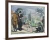 A Visit to the House of Cezanne in Aix, 1906-Maurice Denis-Framed Giclee Print