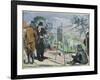 A Visit to the House of Cezanne in Aix, 1906-Maurice Denis-Framed Giclee Print