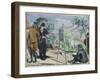 A Visit to the House of Cezanne in Aix, 1906-Maurice Denis-Framed Giclee Print
