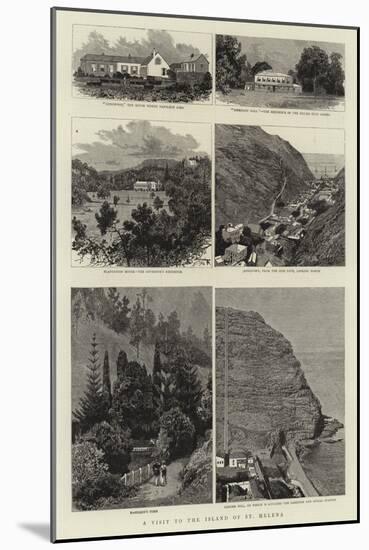 A Visit to the Island of St Helena-null-Mounted Giclee Print