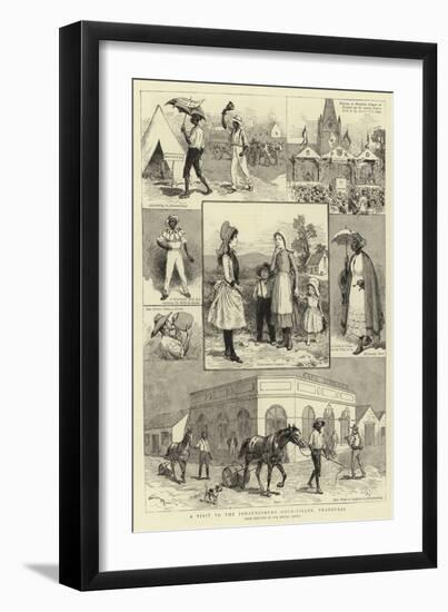 A Visit to the Johannesburg Gold-Fields, Transvaal-null-Framed Giclee Print