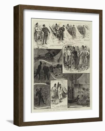 A Visit to the London Scottish Camp at Wimbledon-null-Framed Giclee Print