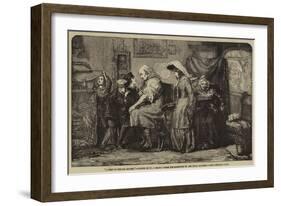A Visit to the Old Soldier-William James Grant-Framed Giclee Print