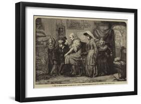 A Visit to the Old Soldier-William James Grant-Framed Giclee Print