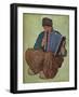 'A Volendam Musician', 19th century-Nicolaas Wilhelm Jungmann-Framed Giclee Print