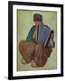 'A Volendam Musician', 19th century-Nicolaas Wilhelm Jungmann-Framed Giclee Print