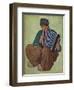 'A Volendam Musician', 19th century-Nicolaas Wilhelm Jungmann-Framed Giclee Print