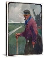 'A Volendamer', c19th century (1914-1915)-Tom Browne-Stretched Canvas